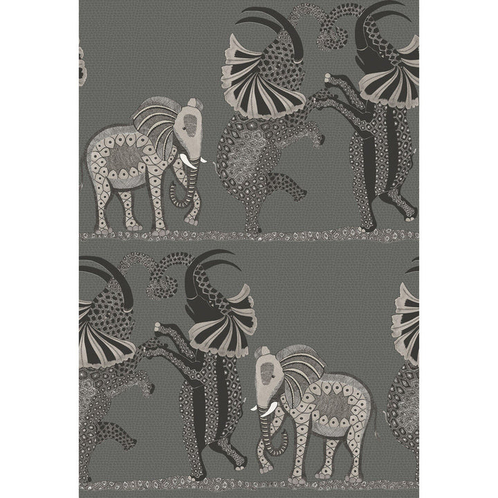 Safari Dance Charcoal Black & White by Cole & Son Wallcovering Cole & Son Wallcovering Safari Dance Charcoal Black & WhiteWallcovering COLE & SON ARDMORE PAPER - 100% United Kingdom </p><p>Repeat: H: , V: 30 20.5 - Fabric Carolina -