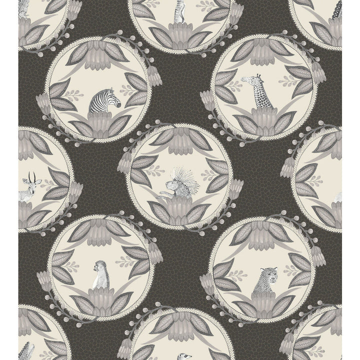 Ardmore Cameos Black & White by Cole & Son Wallcovering COLE & SON ARDMORE PAPER - 100% United Kingdom Horizontal: and Vertical: 30 27 - Fabric Carolina -