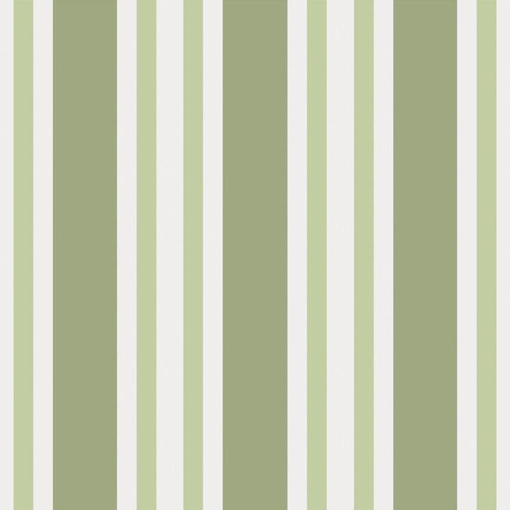 Polo Stripe Leaf Green by Cole & Son Wallcovering