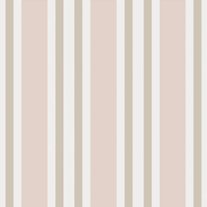 Polo Stripe Soft Pink by Cole & Son Wallcovering