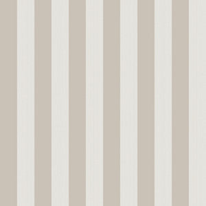 Regatta Stripe Stone/Parchment by Cole & Son Wallcovering