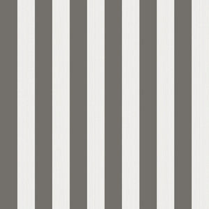 Regatta Stripe Black/White/Linen by Cole & Son Wallcovering