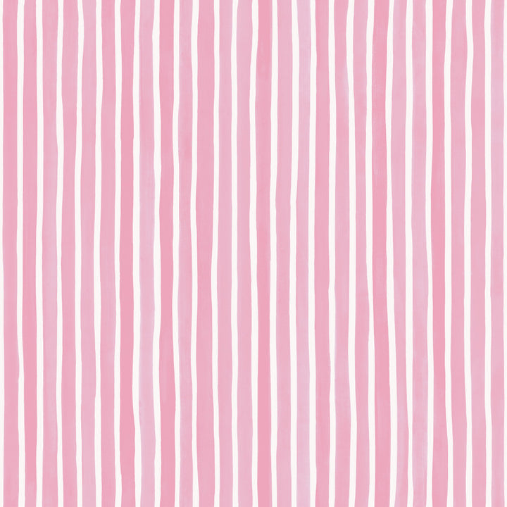 Croquet Stripe Soft Pink by Cole & Son Wallcovering