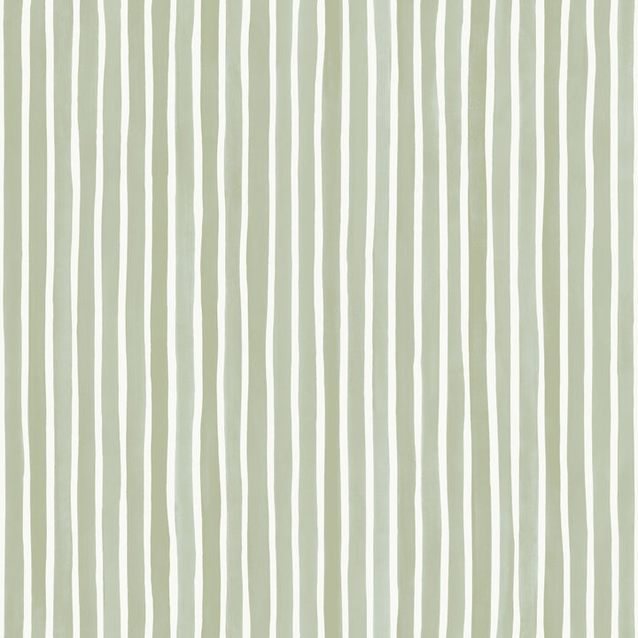 Croquet Stripe Olive by Cole & Son Wallcovering