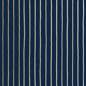 College Stripe Ink by Cole & Son Wallcovering