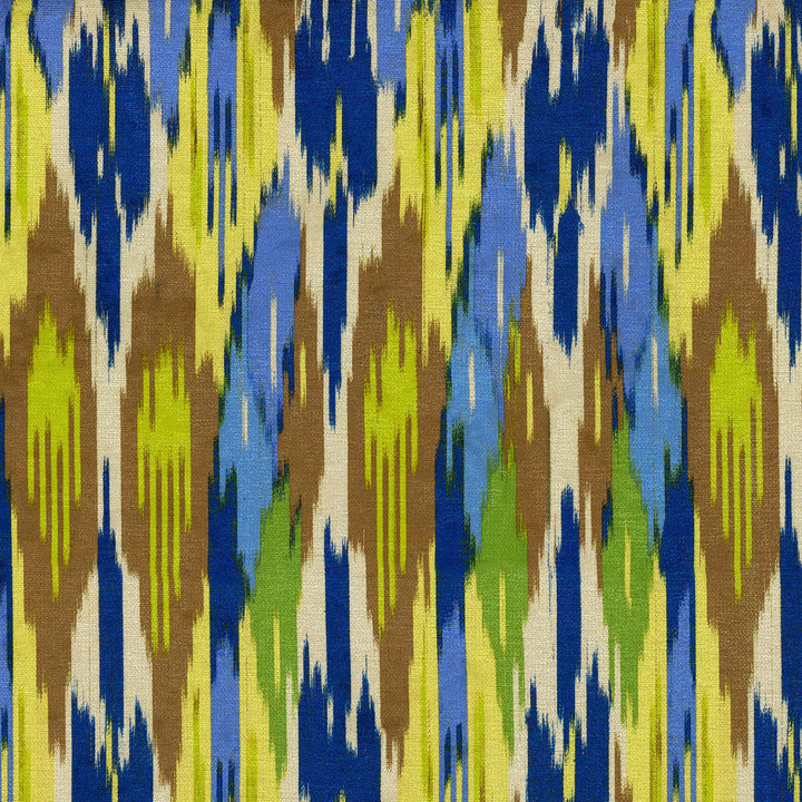 Painted Pavillion Lapis 110172 by Iman Home Fabric - 100% SPUN POLYESTER China Horizontal: 13.5 and Vertical: 25.25 54 - Fabric Carolina -