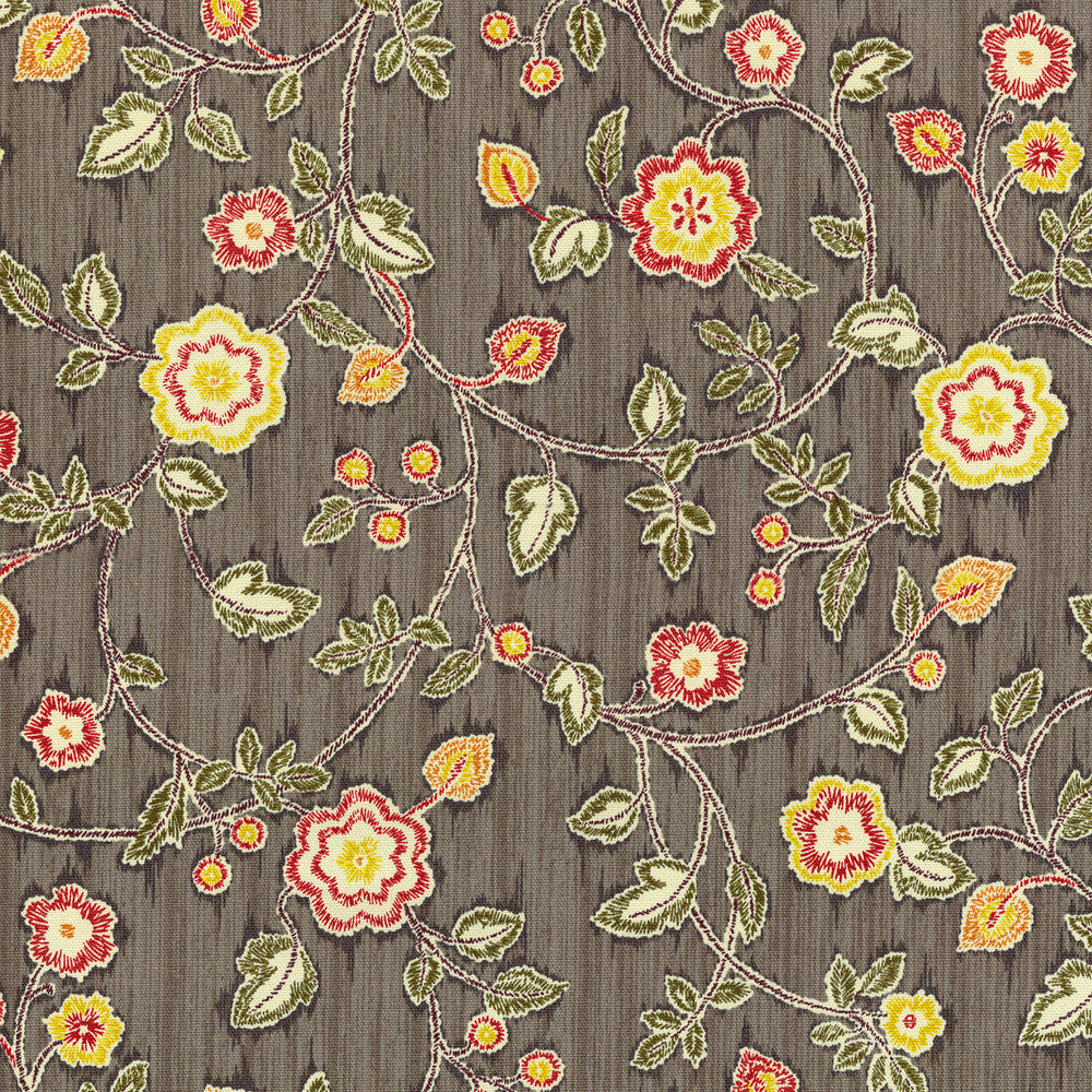 Radiant Trail Spice Srd 110203 by Iman Home Fabric MAGIC OF MANDALAY 100% Cotton CHINA Horizontal: 27.00" and Vertical: 25.25" 54" - Fabric Carolina -