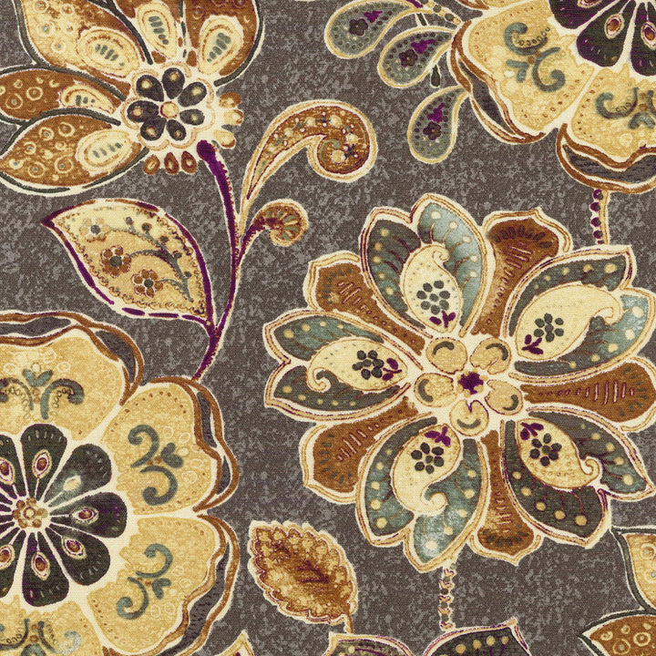 Javanese Garden Sepia 110240 by Iman Home Fabric - 100% COTTON China 51000 Horizontal: 13.5 and Vertical: 25.25 54 - Fabric Carolina -