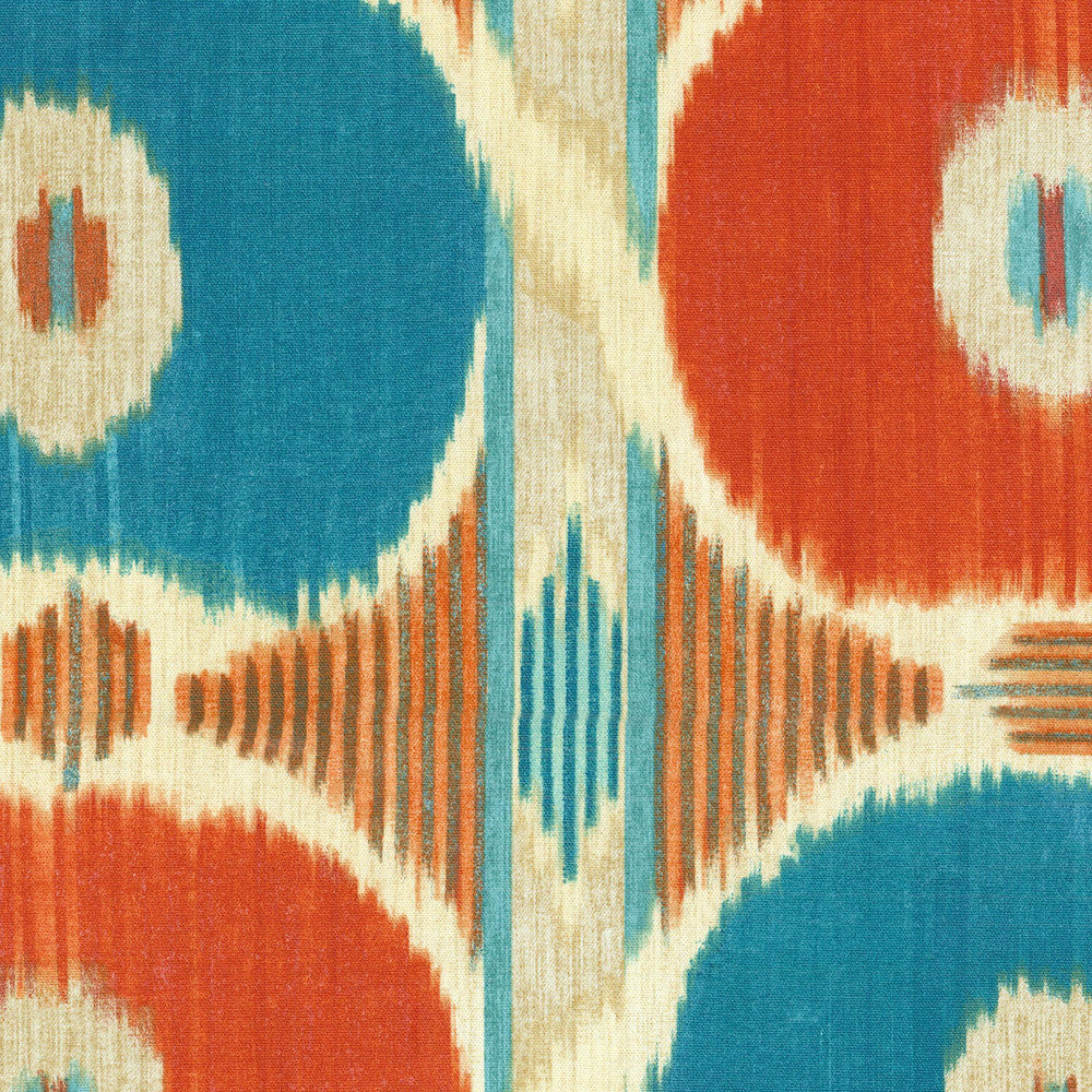 Spice Islands Henna 110251 by Iman Home Fabric TALES OF THE TRADE WINDS 100% Cotton CHINA Wyzenbeek 51,000 Horizontal: 13.50" and Vertical: 25.25" 54" - Fabric Carolina -