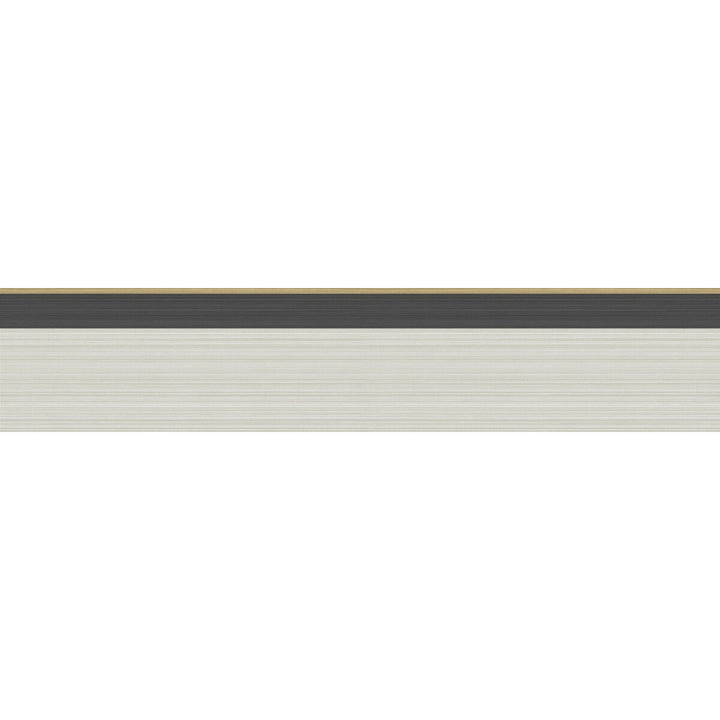Jaspe Border Linen Black/Gold by Cole & Son Wallcovering COLE & SON MARQUEE STRIPES PAPER - 100% United Kingdom Horizontal: 4.1 and Vertical: 4.1 - Fabric Carolina -