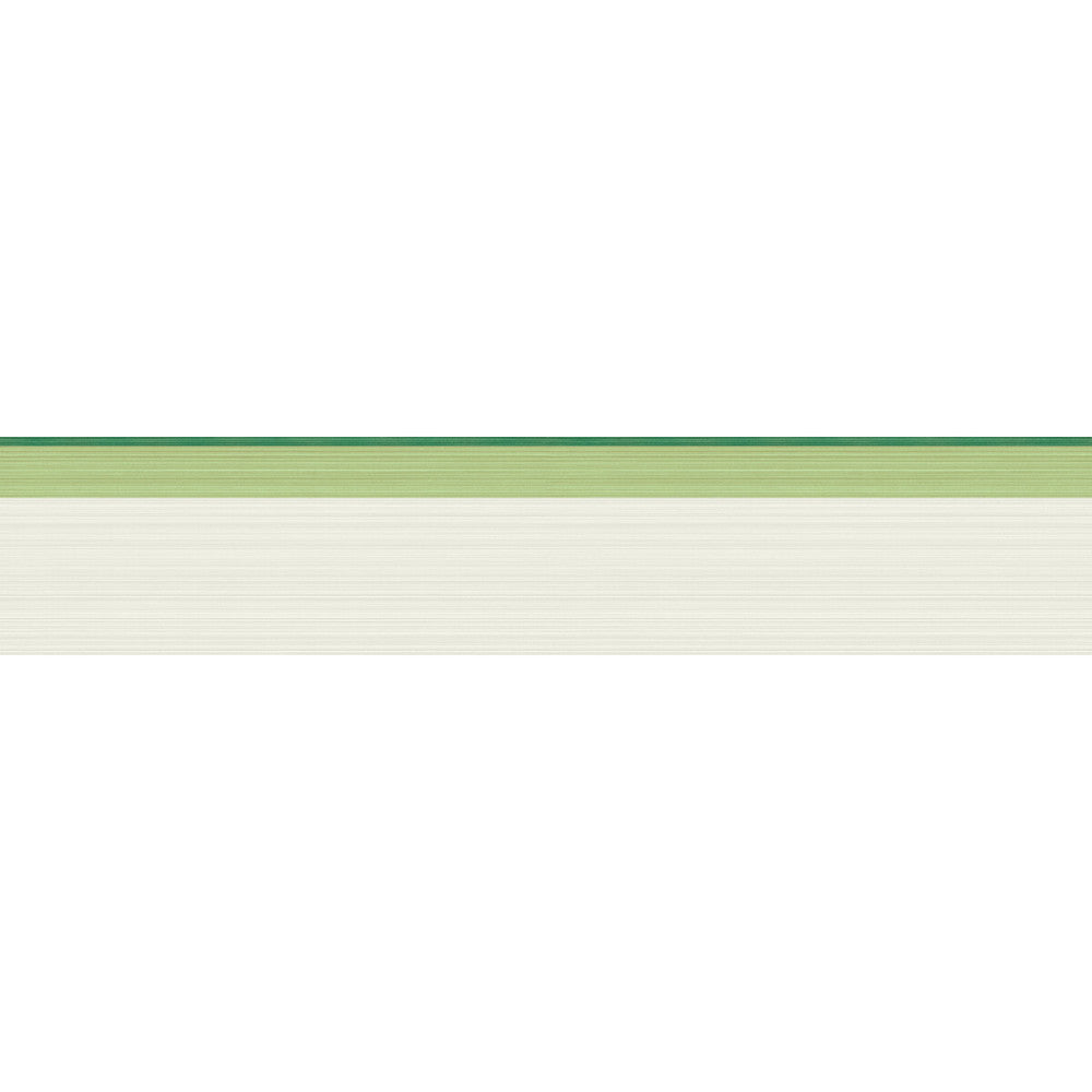 Jaspe Border White Green/Emerald by Cole & Son Wallcovering COLE & SON MARQUEE STRIPES PAPER - 100% United Kingdom - Horizontal: 4.1 and Vertical: - 4.1 - Fabric Carolina -