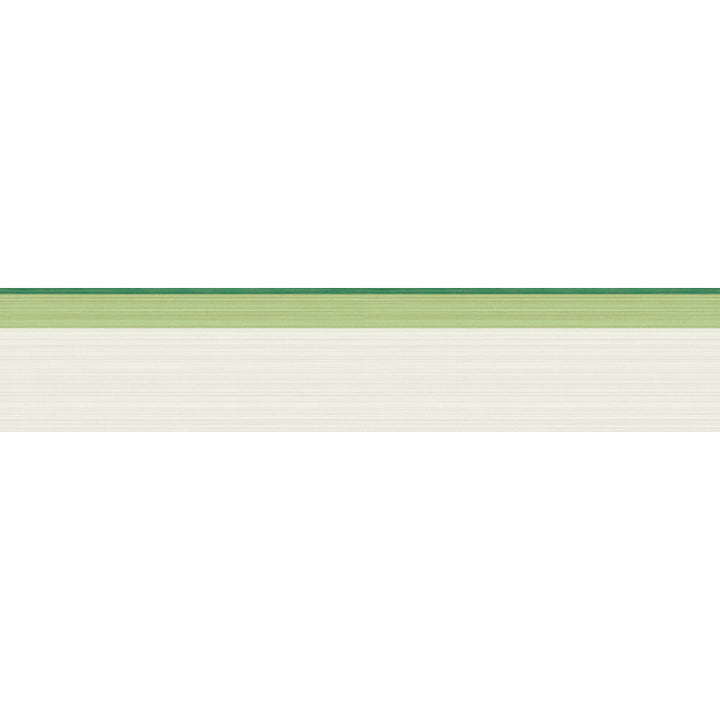 Jaspe Border White Green/Emerald by Cole & Son Designer Wallcovering COLE & SON MARQUEE STRIPES PAPER - 100% United Kingdom Horizontal: 4.1 and Vertical: 4.1 - Swanky Fabrics -