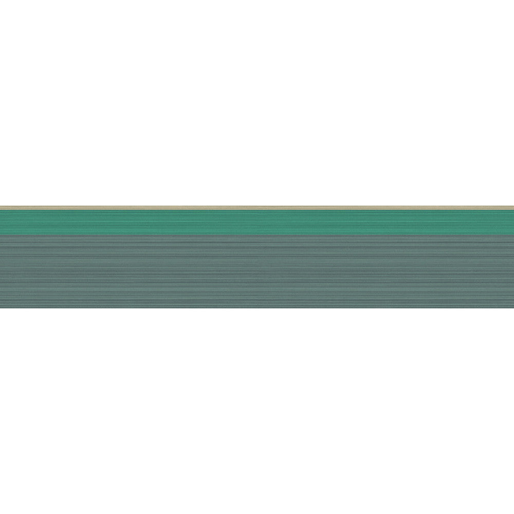Jaspe Border Viridian/Gilver by Cole & Son Wallcovering COLE & SON MARQUEE STRIPES PAPER - 100% United Kingdom - Horizontal: 4.1 and Vertical: - 4.1 - Fabric Carolina -