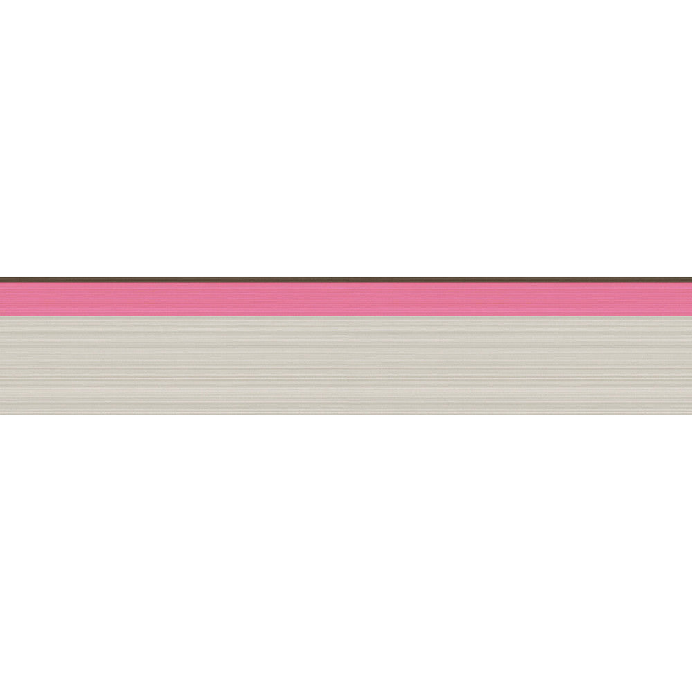 Jaspe Border Charcoal/Pink by Cole & Son Wallcovering COLE & SON MARQUEE STRIPES PAPER - 100% United Kingdom Horizontal: 4.1 and Vertical: 4.1 - Fabric Carolina -