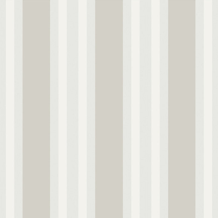 Polo Stripe Stone by Cole & Son Designer Wallcovering COLE & SON MARQUEE STRIPES PAPER - 100% United Kingdom Horizontal: 20.5 and Vertical: 0 20.5 - Swanky Fabrics -