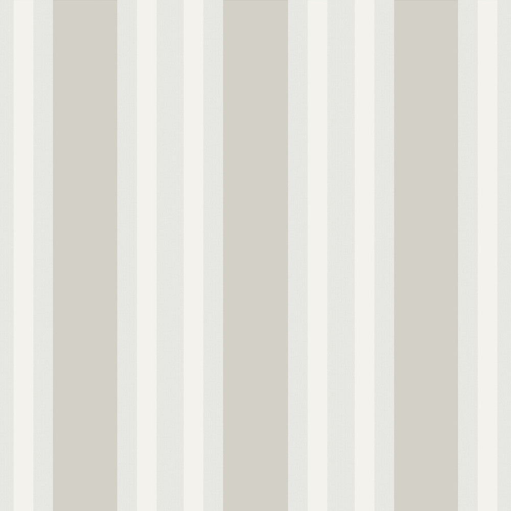Polo Stripe Stone by Cole & Son Wallcovering COLE & SON MARQUEE STRIPES PAPER - 100% United Kingdom - Horizontal: 20.5 and Vertical: 0 20.5 - Fabric Carolina -