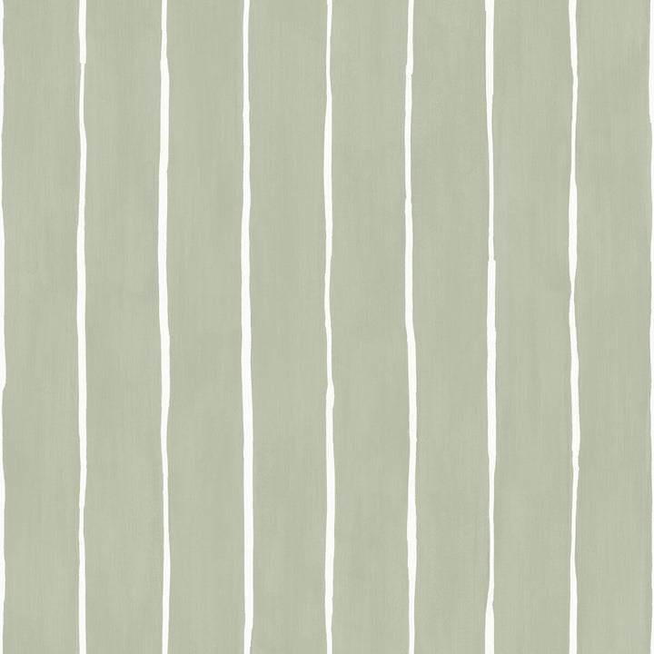 Marquee Stripe Soft Olive by Cole & Son Wallcovering COLE & SON MARQUEE STRIPES PAPER - 100% United Kingdom - Horizontal: 20.5 and Vertical: 0 20.5 - Fabric Carolina -