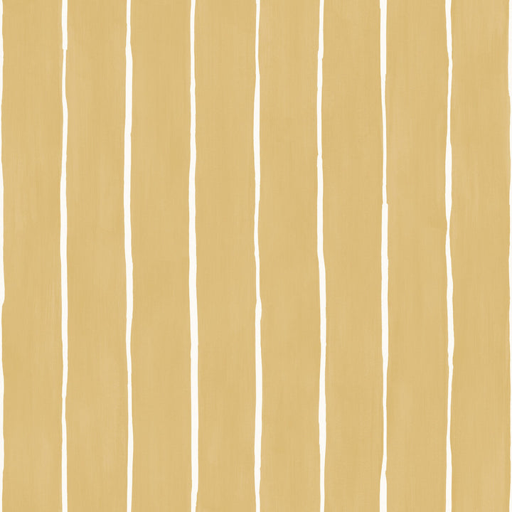 Marquee Stripe Mustard by Cole & Son Wallcovering COLE & SON MARQUEE STRIPES PAPER - 100% United Kingdom Horizontal: 20.5 and Vertical: 0 20.5 - Fabric Carolina -