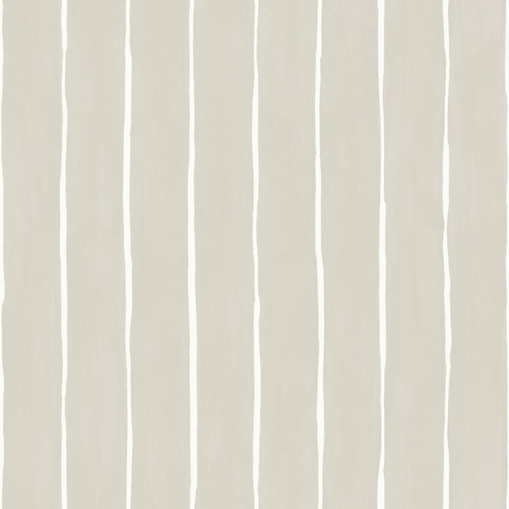 Marquee Stripe Soft Grey by Cole & Son Designer Wallcovering COLE & SON MARQUEE STRIPES PAPER - 100% United Kingdom Horizontal: 20.5 and Vertical: 0 20.5 - Swanky Fabrics -