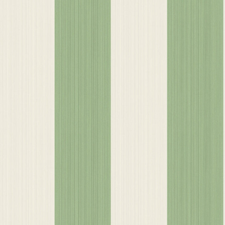 Jaspe Stripe Green by Cole & Son Designer Wallcovering COLE & SON MARQUEE STRIPES PAPER - 100% United Kingdom - Horizontal: 20.5 and Vertical: 0 20.5 - Swanky Fabrics -