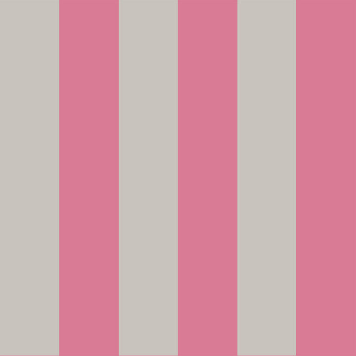 Glastonbury Str Pink+Linen by Cole & Son Designer Wallcovering COLE & SON MARQUEE STRIPES PAPER - 100% United Kingdom - Horizontal: 21 and Vertical: 0 21 - Swanky Fabrics -