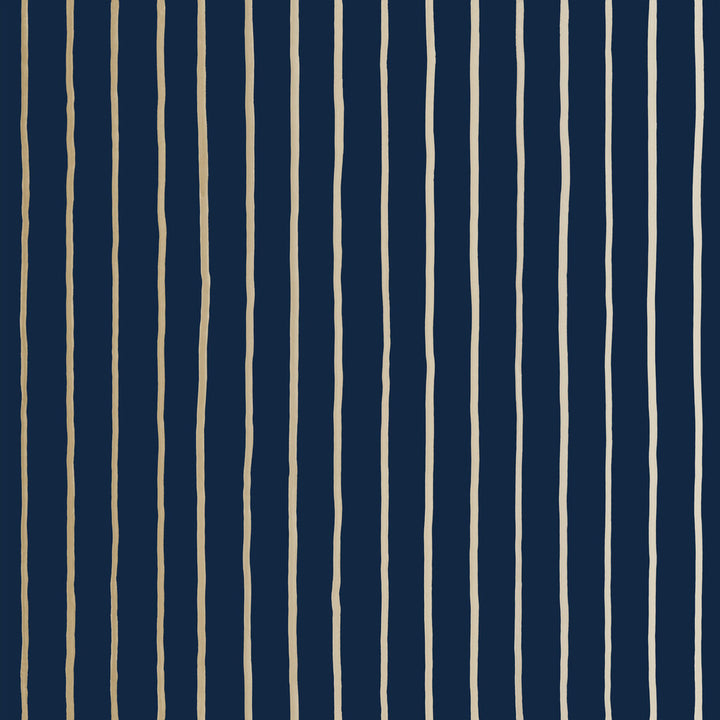 College Stripe Ink by Cole & Son Wallcovering COLE & SON MARQUEE STRIPES PAPER - 100% United Kingdom Horizontal: 20.5 and Vertical: 0 20.5 - Fabric Carolina -