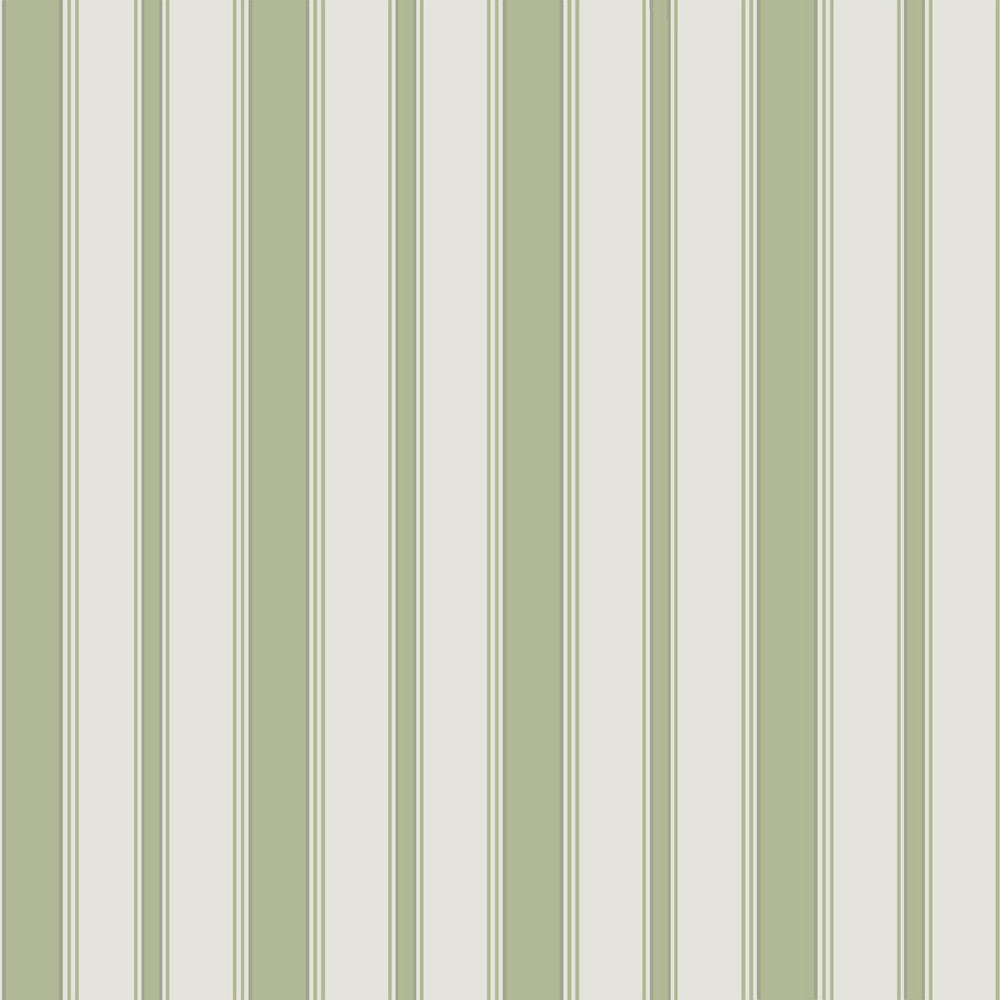 Cambridge Stripe Leaf Green by Cole & Son Wallcovering COLE & SON MARQUEE STRIPES PAPER - 100% United Kingdom - Horizontal: 21 and Vertical: - 21 - Fabric Carolina -