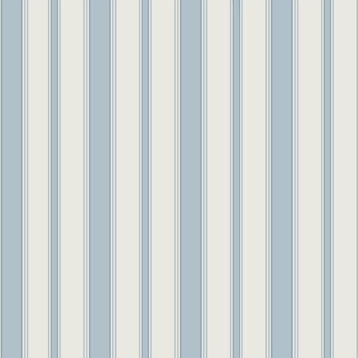 Cambridge Stripe Pale Blue by Cole & Son Wallcovering COLE & SON MARQUEE STRIPES PAPER - 100% United Kingdom - Horizontal: 21 and Vertical: - 21 - Fabric Carolina -