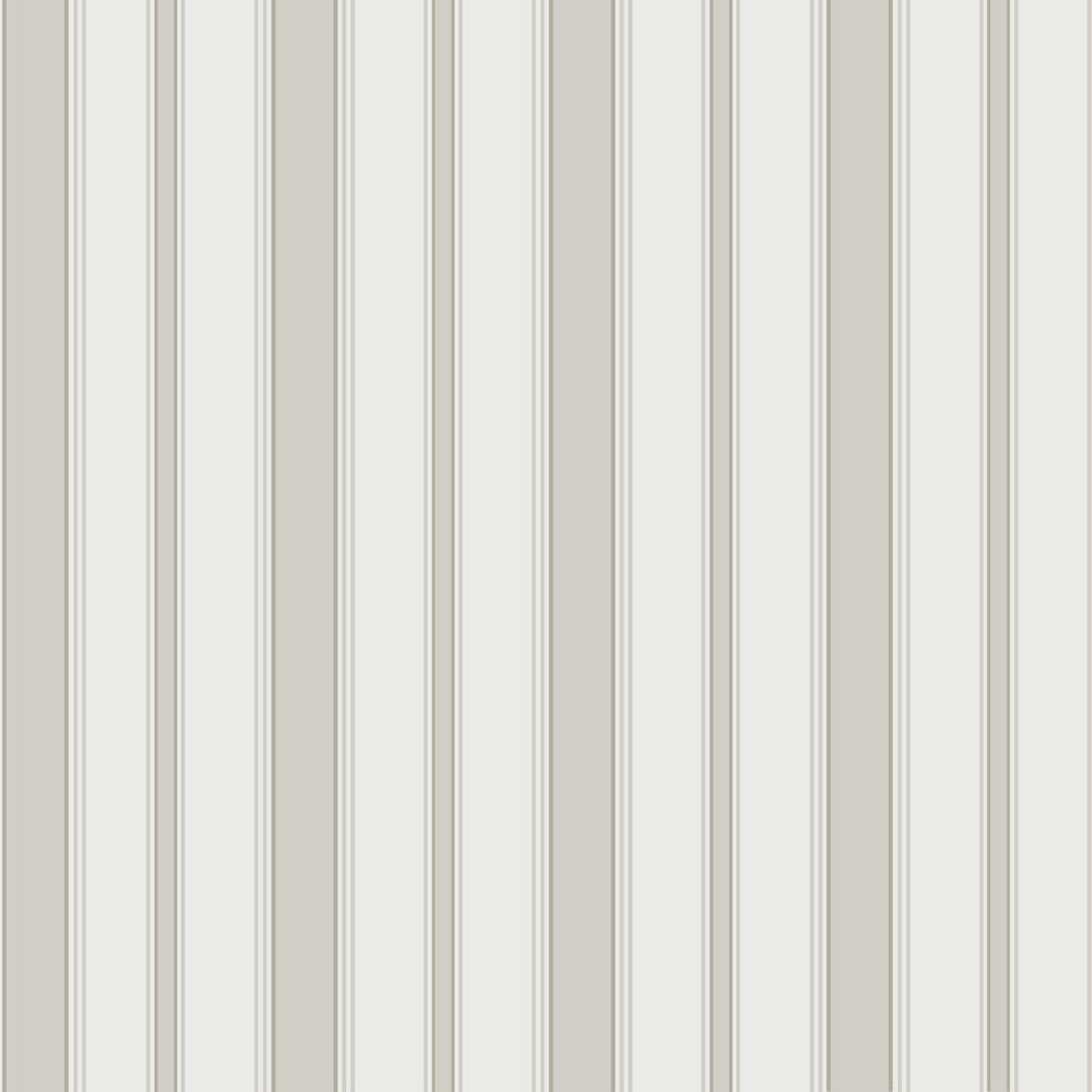 Cambridge Stripe Stone+White by Cole & Son Wallcovering COLE & SON MARQUEE STRIPES PAPER - 100% United Kingdom Horizontal: 21 and Vertical: 21 - Fabric Carolina -