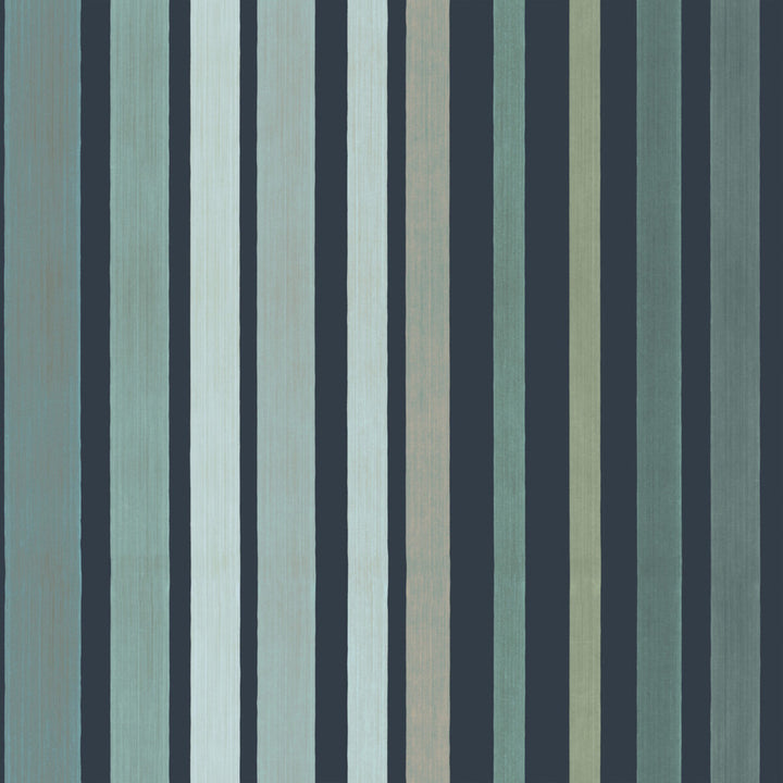 Carousel Stripe Frosty Green by Cole & Son Wallcovering COLE & SON MARQUEE STRIPES PAPER - 100% United Kingdom - Horizontal: 20.5 and Vertical: - 20.5 - Fabric Carolina -