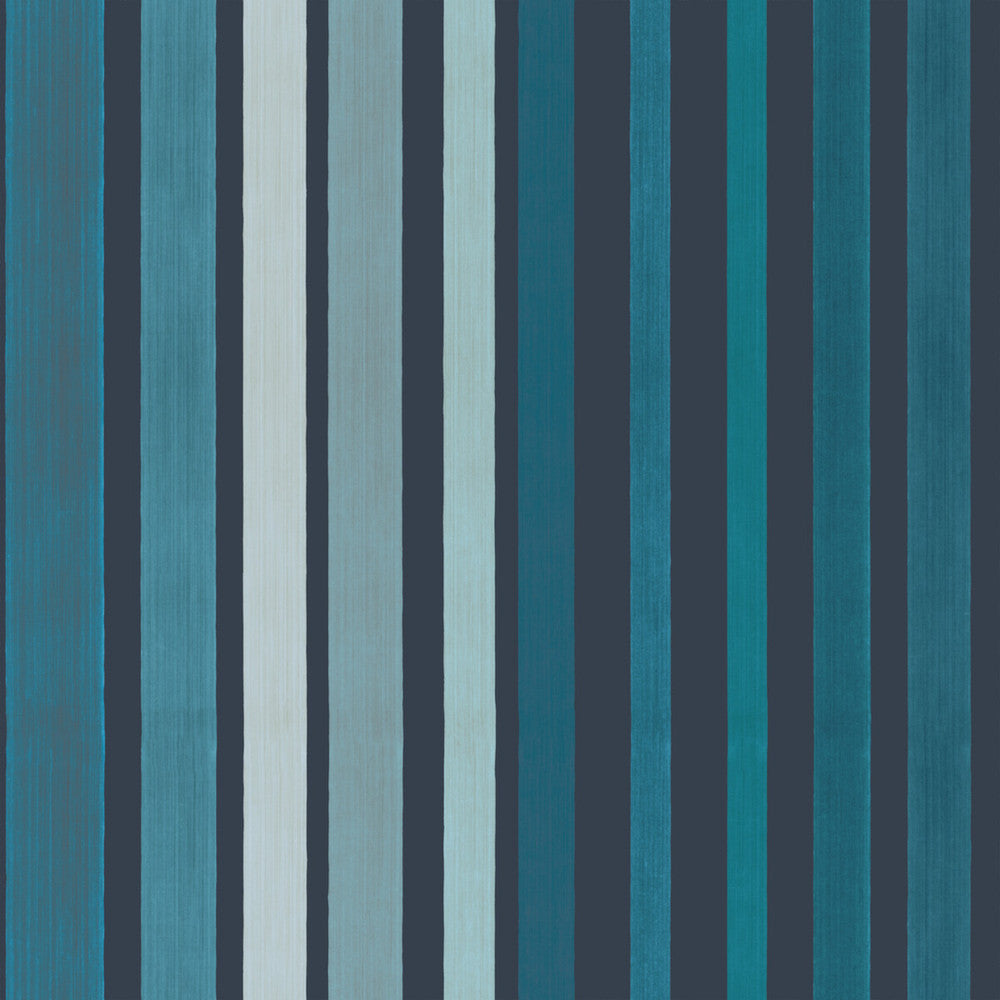 Carousel Stripe Blue by Cole & Son Wallcovering COLE & SON MARQUEE STRIPES PAPER - 100% United Kingdom - Horizontal: 20.5 and Vertical: - 20.5 - Fabric Carolina -