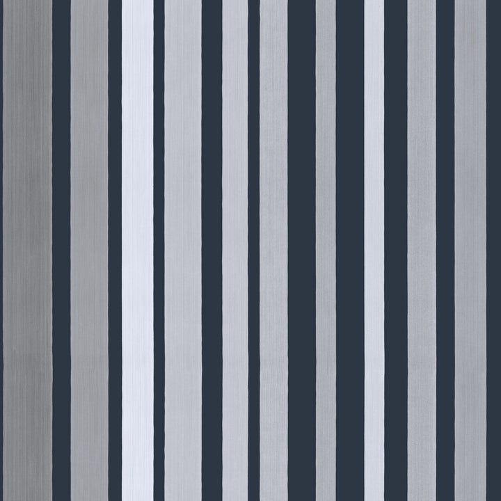 Carousel Stripe Grey by Cole & Son Wallcovering COLE & SON MARQUEE STRIPES PAPER - 100% United Kingdom Horizontal: 20.5 and Vertical: 20.5 - Fabric Carolina -