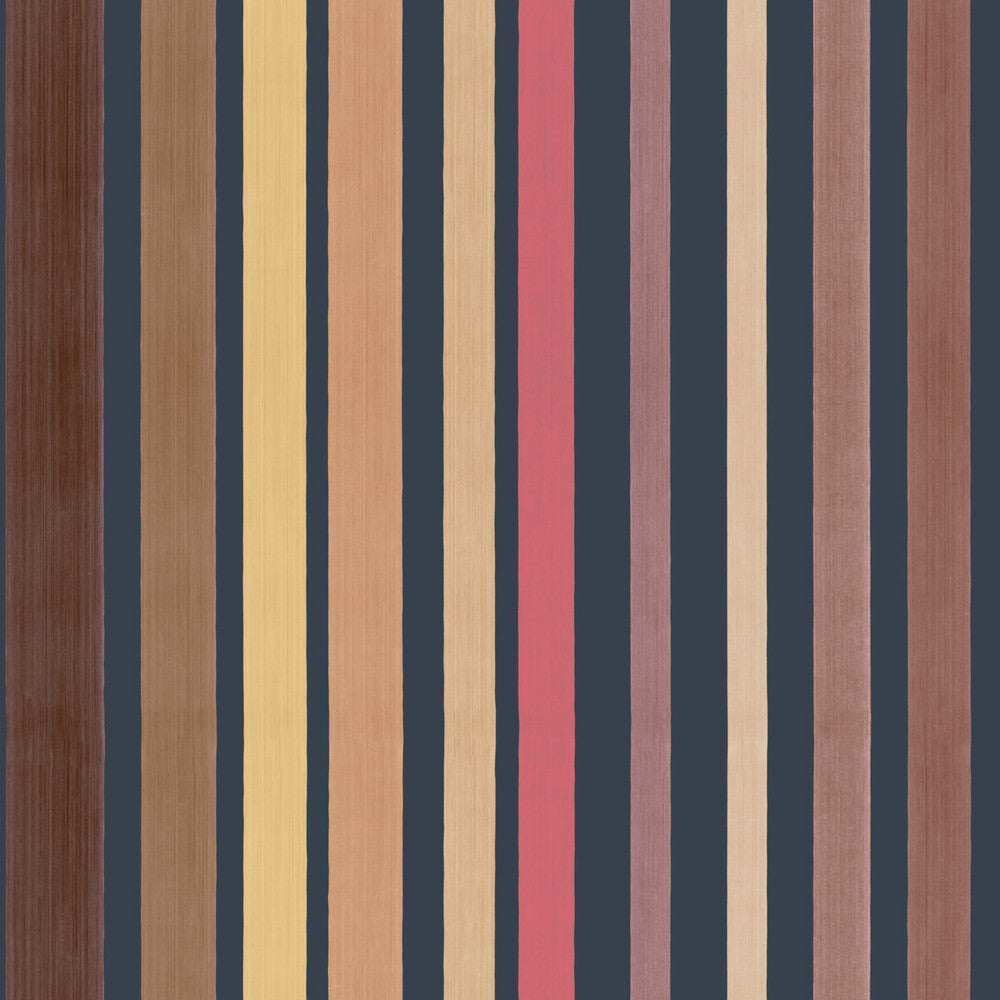 Carousel Stripe Pink by Cole & Son Wallcovering COLE & SON MARQUEE STRIPES PAPER - 100% United Kingdom - Horizontal: 20.5 and Vertical: - 20.5 - Fabric Carolina -
