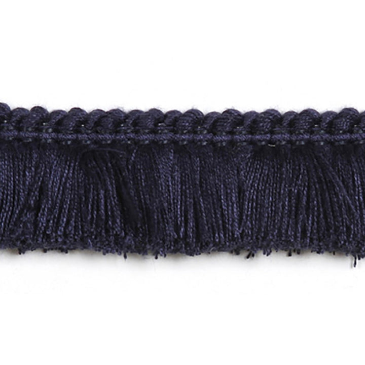Hellenic Key Brushed Fringe Marine by Europatex Fabric Hellenic 97% Fibranne, 2% Polyester, 1% Nylon 1.25 inches - Fabric Carolina -