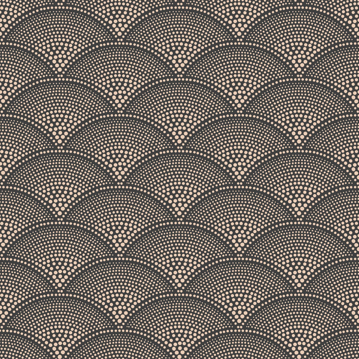 Feather Fan Charcoal/Bronze by Cole & Son Wallcovering