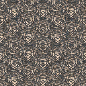 Feather Fan Charcoal/Bronze by Cole & Son Wallcovering
