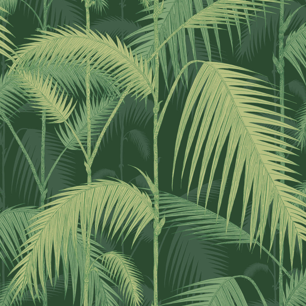 Palm Jungle Leaf Green by Cole & Son Wallcovering
