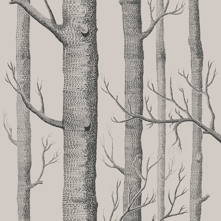 Woods Linen/Charcoal by Cole & Son Wallcovering