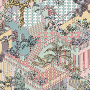 Miami Pastel by Cole & Son Wallcovering