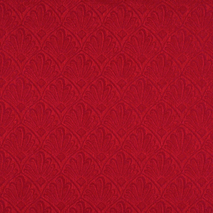 1122 Ruby Fan by Charlotte Fabric Uptown Jacquards VII 52% Polyester, 48% Cotton Made In USA Exceeds 70,000 Wyzenbeek Rubs (Heavy Duty) Horizontal: 2.5" x Vertical: 3" 54 Inches - Fabric Carolina -