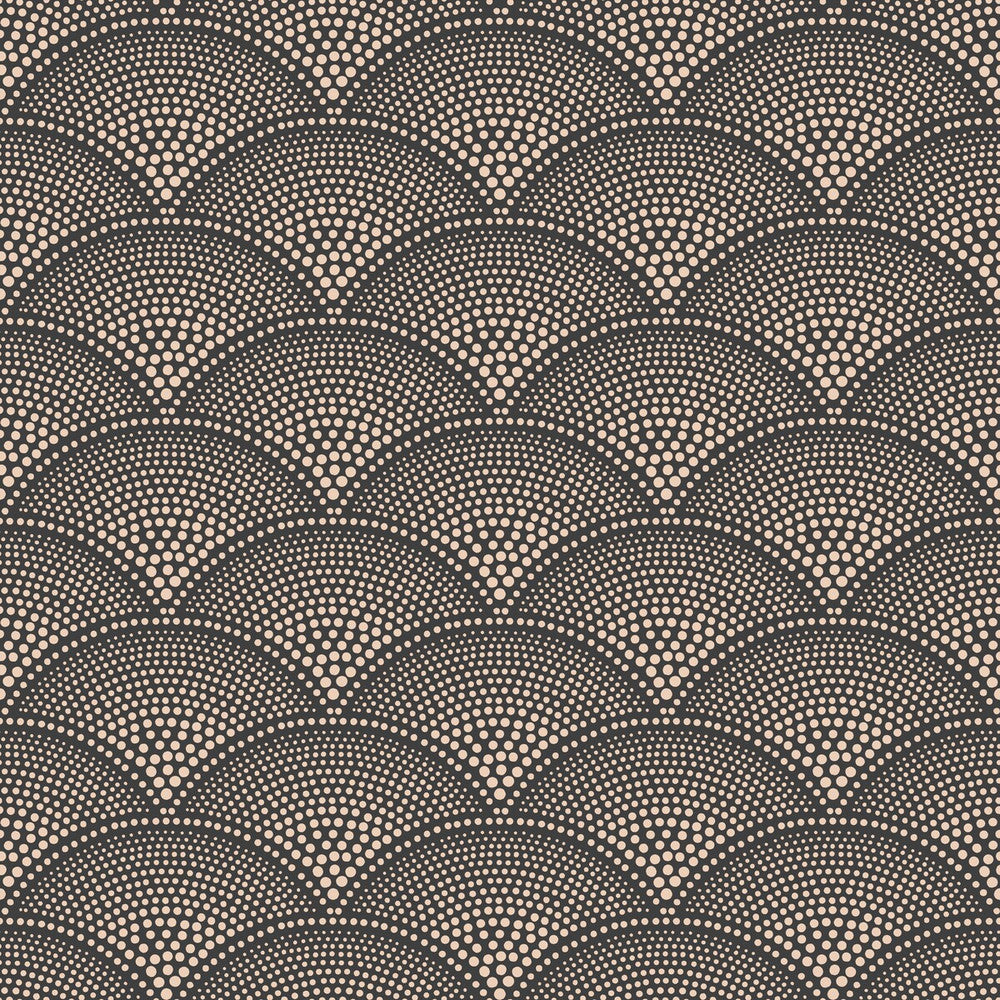 Feather Fan Charcoal/Bronze by Cole & Son Wallcovering COLE & SON ICONS PAPER - 100% United Kingdom - Horizontal: - and Vertical: 4.2 21 - Fabric Carolina -
