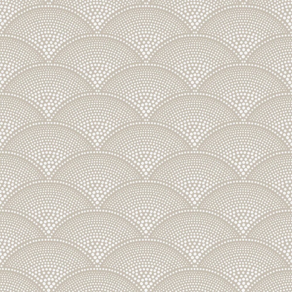 Feather Fan Taupe by Cole & Son Wallcovering COLE & SON ICONS PAPER - 100% United Kingdom - Horizontal: - and Vertical: 4.2 21 - Fabric Carolina -