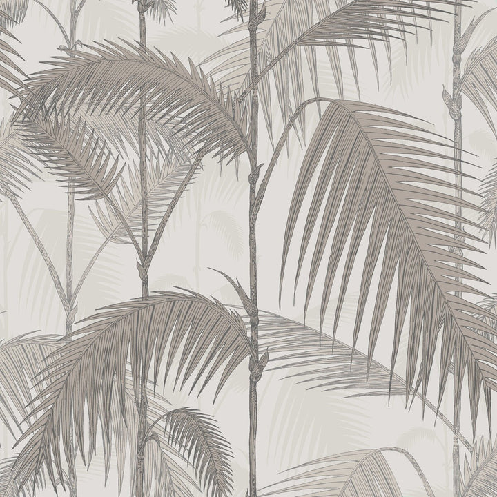 Palm Jungle Stone/Taupe by Cole & Son Wallcovering COLE & SON ICONS PAPER - 100% United Kingdom Horizontal: 20.5 and Vertical: 25 20.5 - Fabric Carolina -
