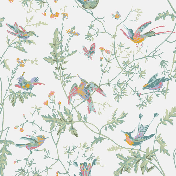 Hummingbirds Pastel by Cole & Son Wallcovering Cole & Son Wallcovering Hummingbirds PastelWallcovering COLE & SON ICONS PAPER - 100% United Kingdom </p><p>Repeat: H: , V: 21 20.5 - Fabric Carolina -