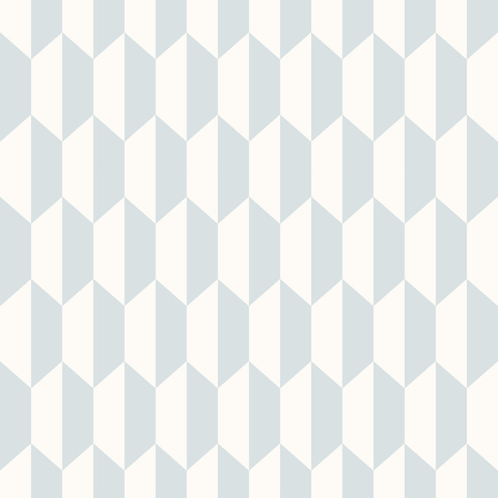 Petite Tile Powder Blue by Cole & Son Wallcovering COLE & SON ICONS PAPER - 100% United Kingdom Horizontal: and Vertical: 6.9 21 - Fabric Carolina -