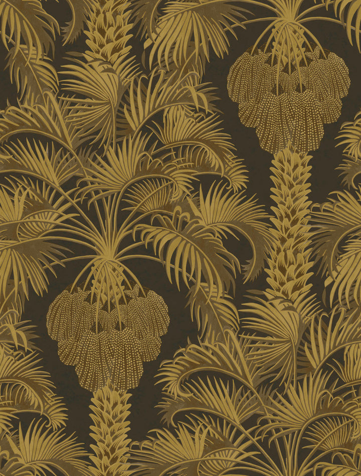 Hollywood Palm Charcoal & Gold by Cole & Son Wallcovering