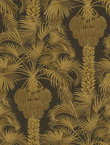 Hollywood Palm Charcoal & Gold by Cole & Son Wallcovering