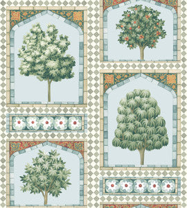Sultan'S Palace Print Room Blue & Duck Egg by Cole & Son Wallcovering