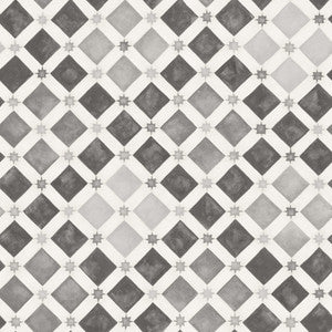 Zellige Soot & Snow by Cole & Son Wallcovering