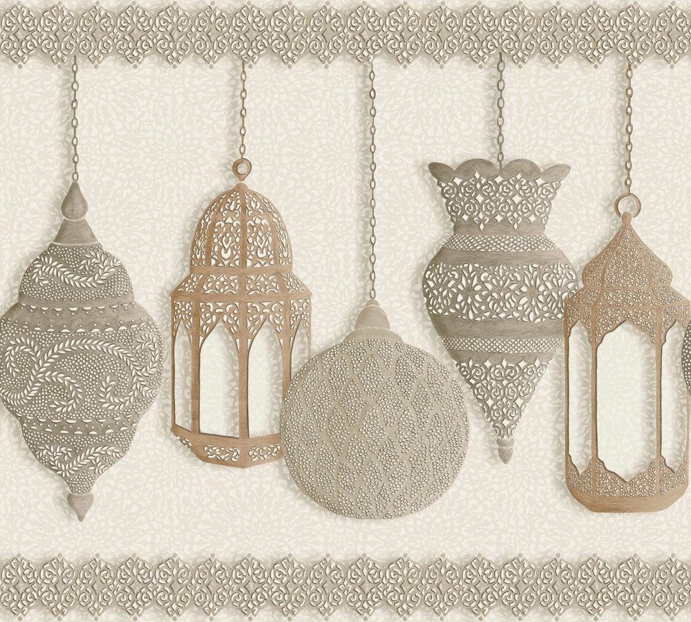Fez Gilver & Parchment by Cole & Son Wallcovering